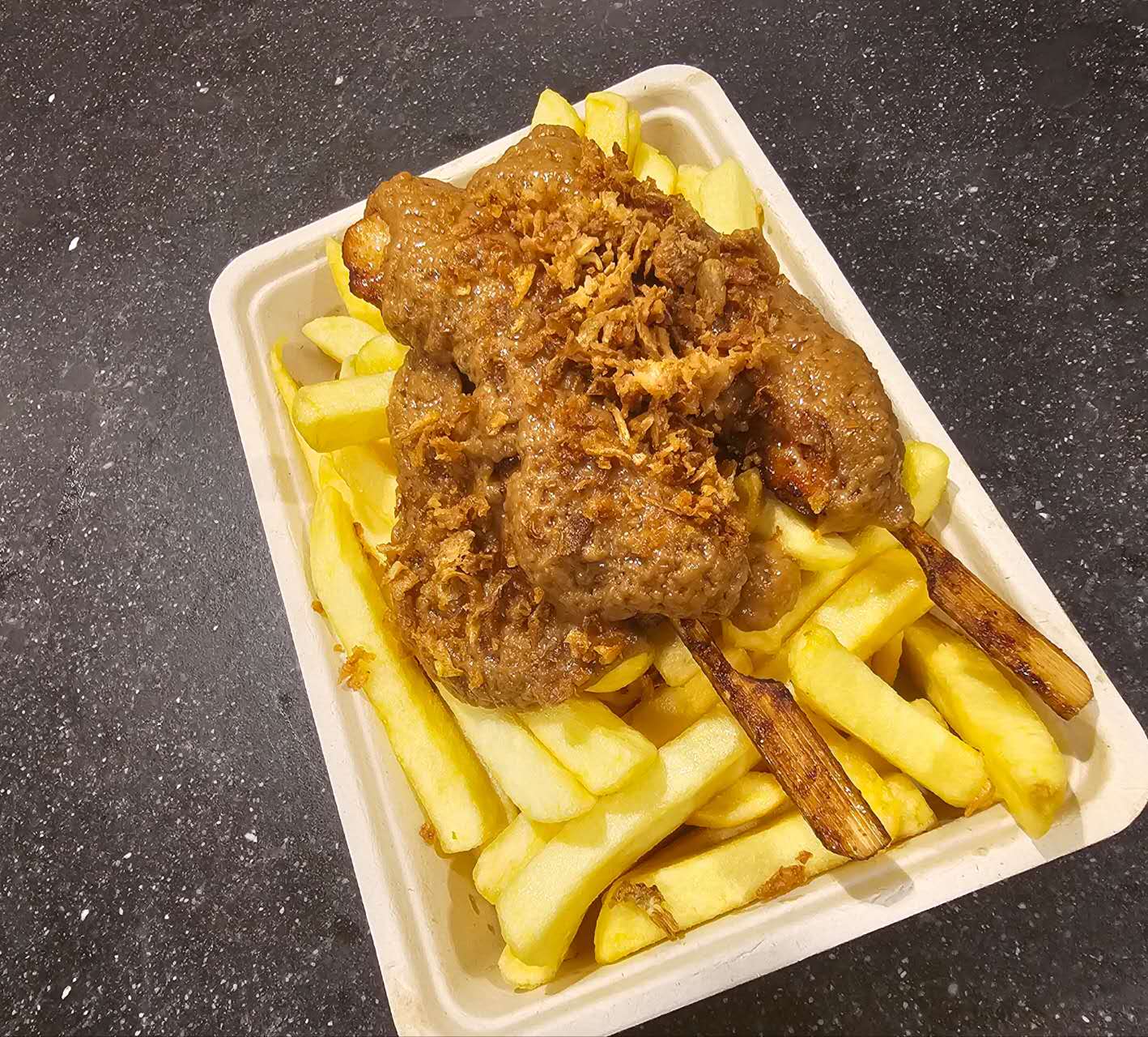 Friet satekip ( halal)