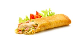 Loempia met Ham en Kip